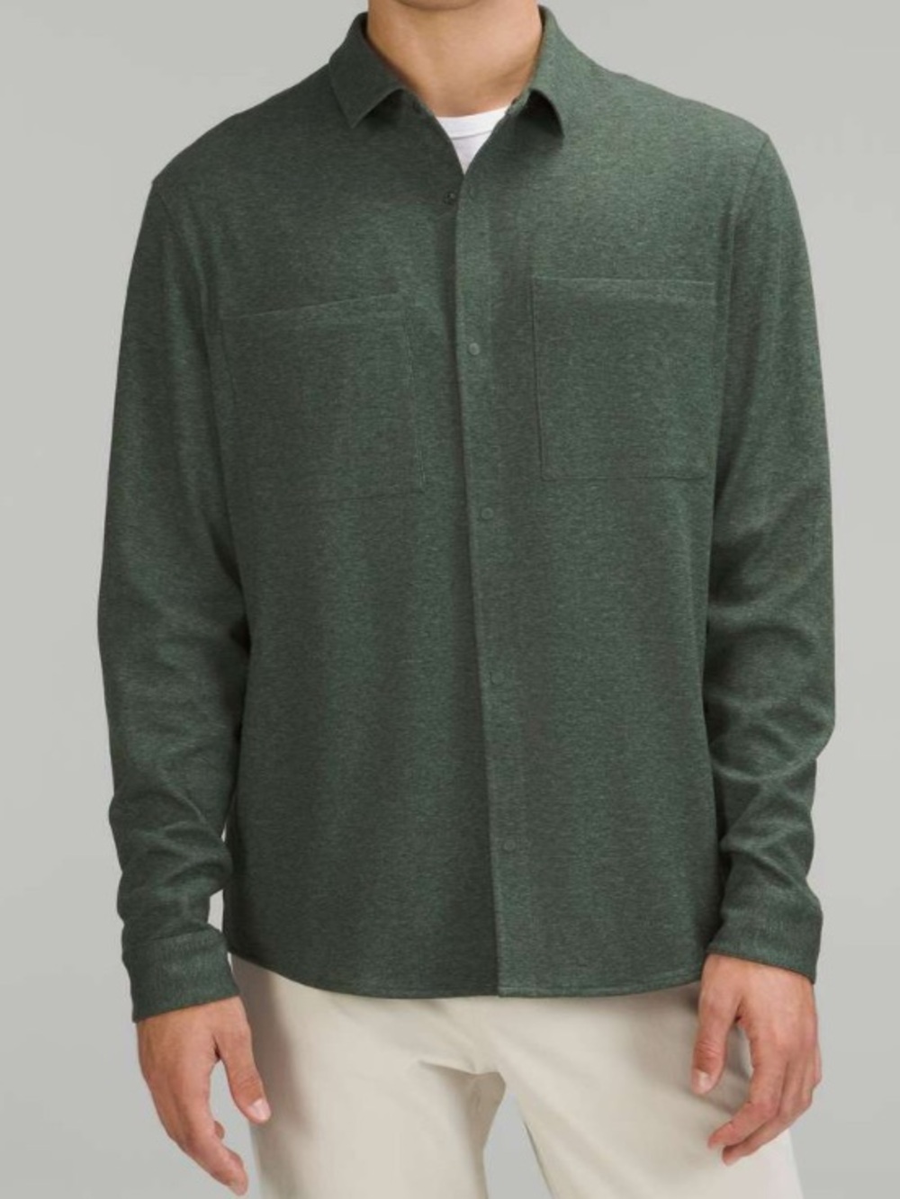 Lululemon Soft Knit Overshirt
Smoked Spruce M